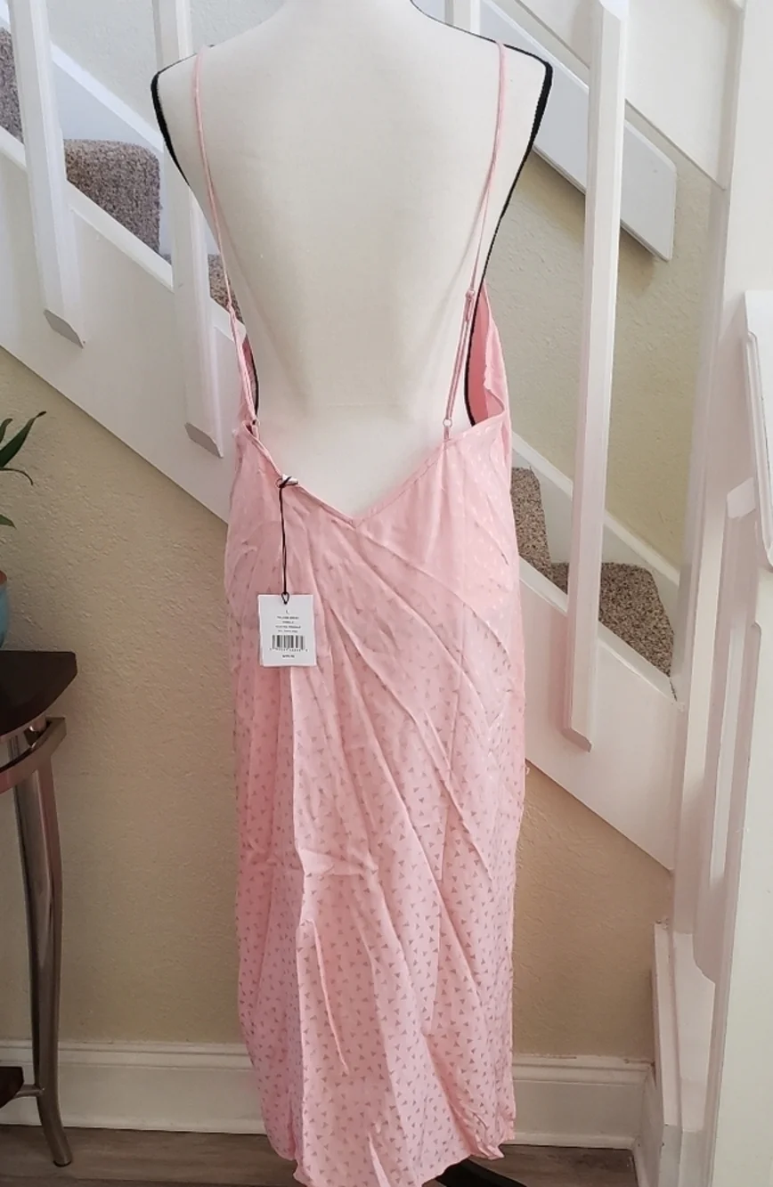 Onia Melanie Dress Floating Triangle Pink Coverup NEW